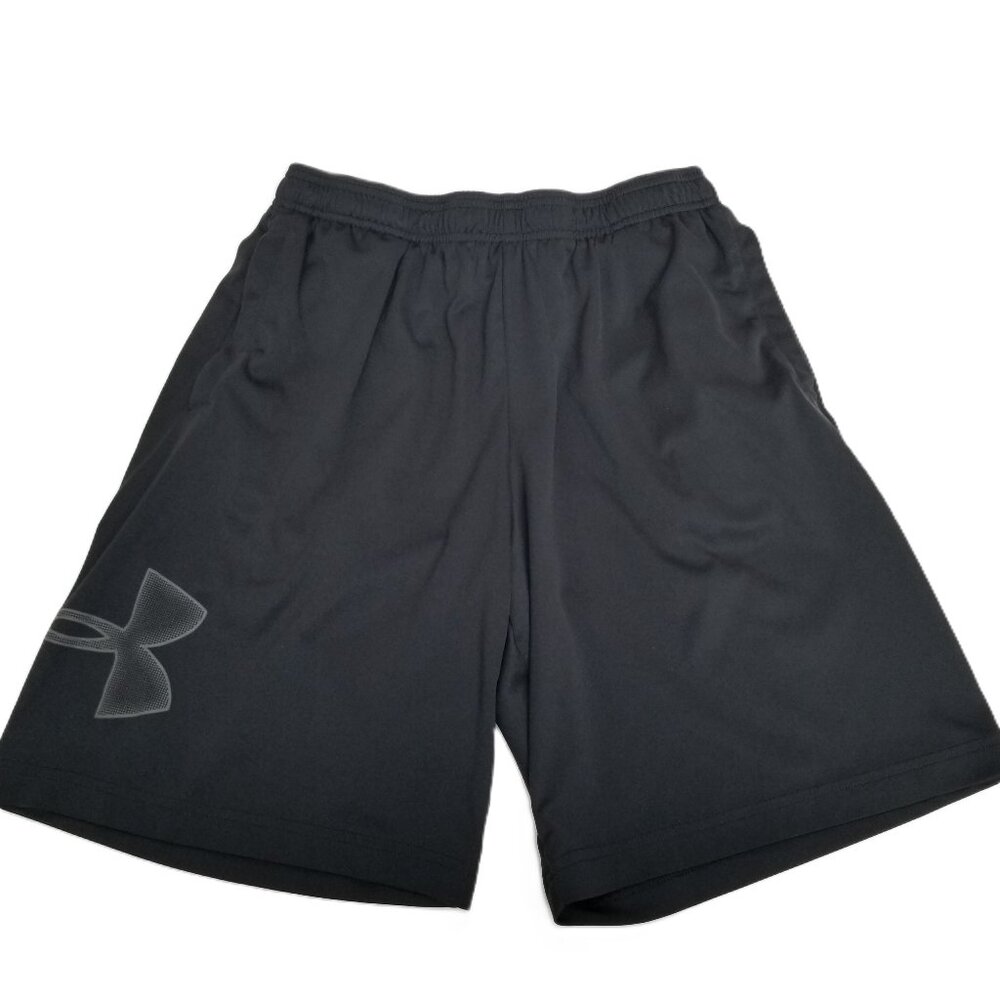 Under Armour Men’s Black Athletic Performance Shorts Loose Fit Size Large